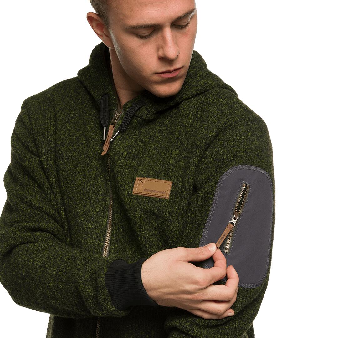 Forro polar para Hombre Trangoworld Tindaya st Verde/Gris 6/7