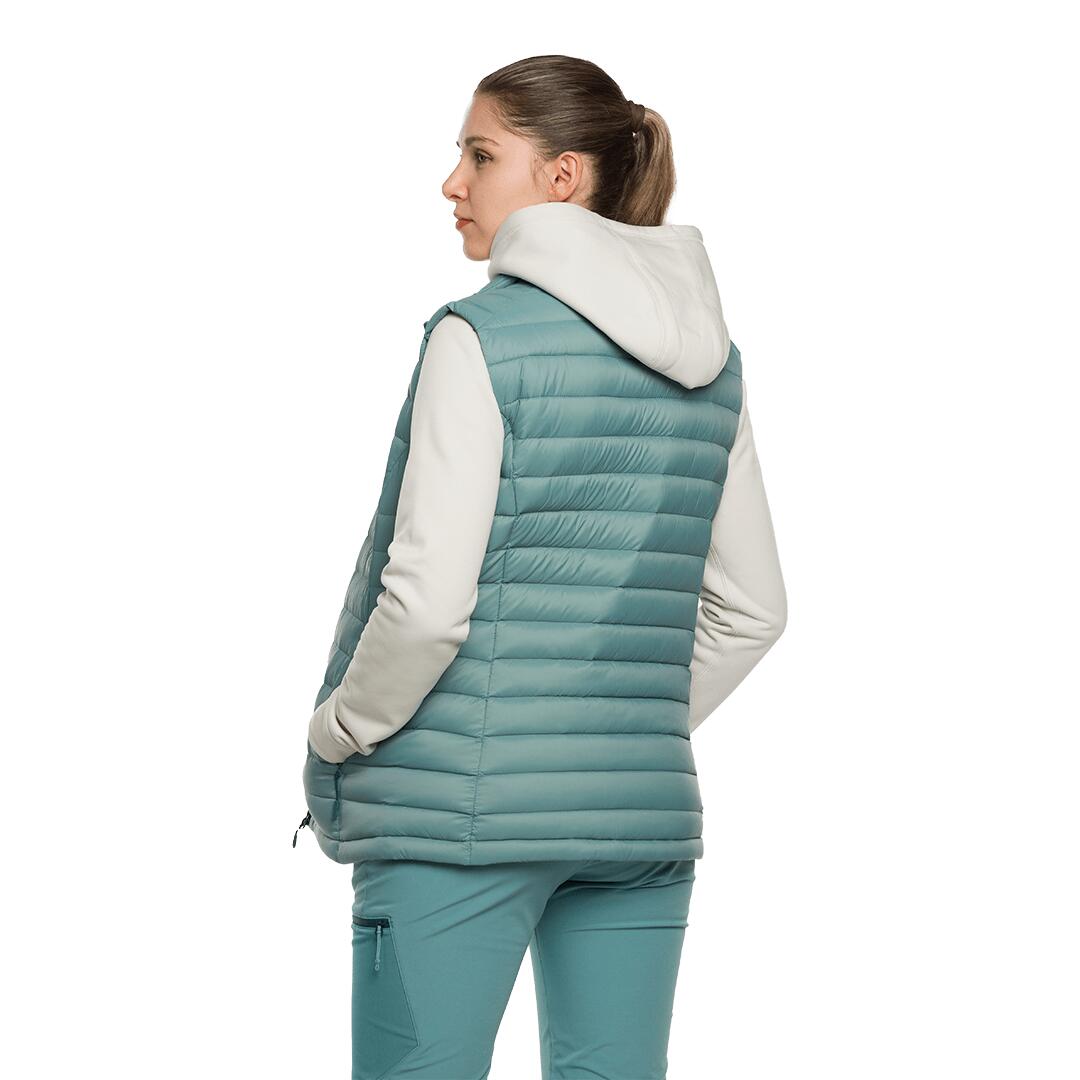 Chaleco para Mujer Trangoworld Saloria dc Azul 80g 600cuin 3/7