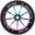 Kolečko Divine Spoked 120mm neochrome
