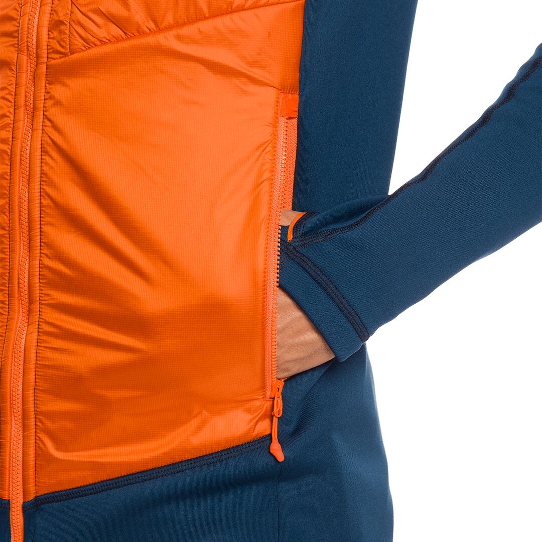 Forro polar para Hombre Trangoworld Olney Azul/Naranja 4/6