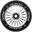 Kolečko Divine Spoked Turbo 110mm stříbrné