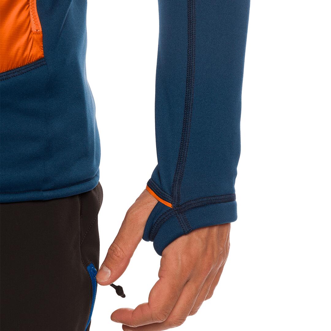 Forro polar para Hombre Trangoworld Olney Azul/Naranja 6/6