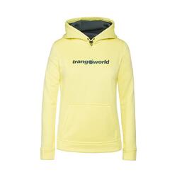 Sudadera para Mujer Trangoworld Poppi Amarillo/Gris