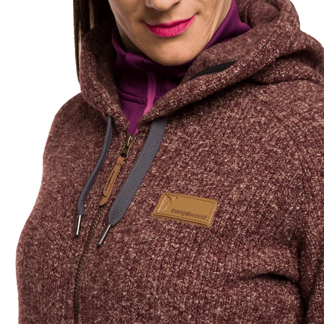 Forro polar para Mujer Trangoworld Gower st Morado/Gris 5/7