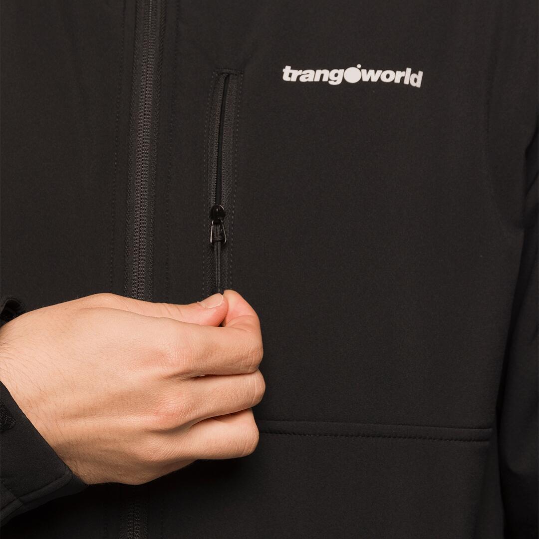 Softshell para Hombre Trangoworld Pradelles Negro 6/7