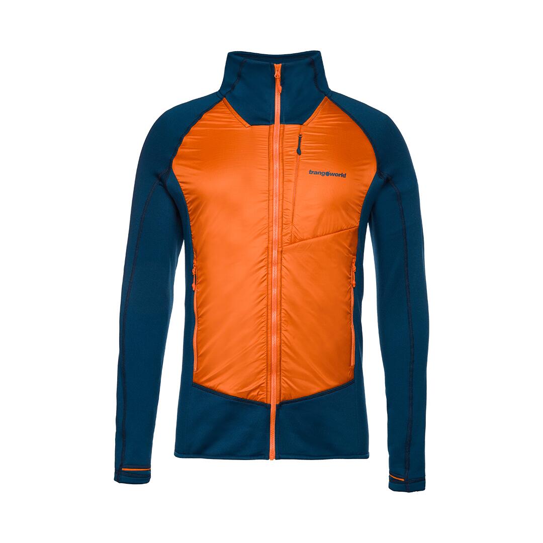 azul oscuro / naranja