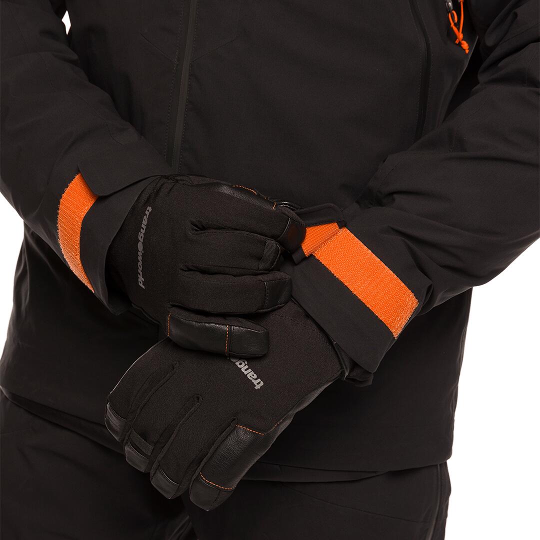 Chaqueta para Hombre Trangoworld Aladren Negro Impermeable 5/7