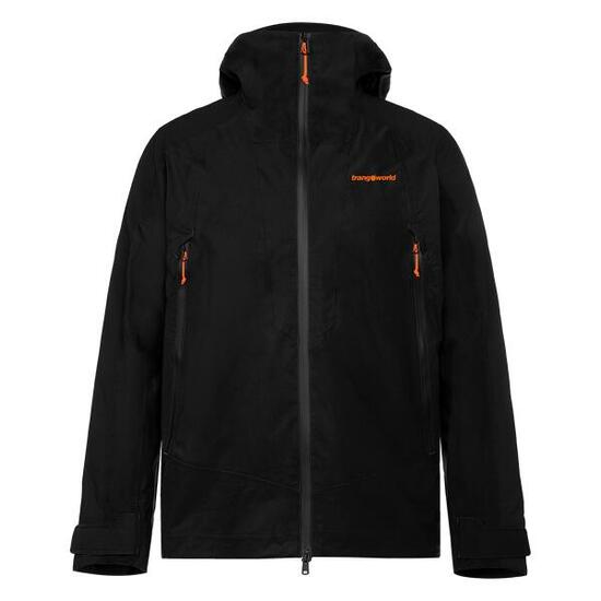 Chaqueta para Hombre Trangoworld Aladren Negro Impermeable