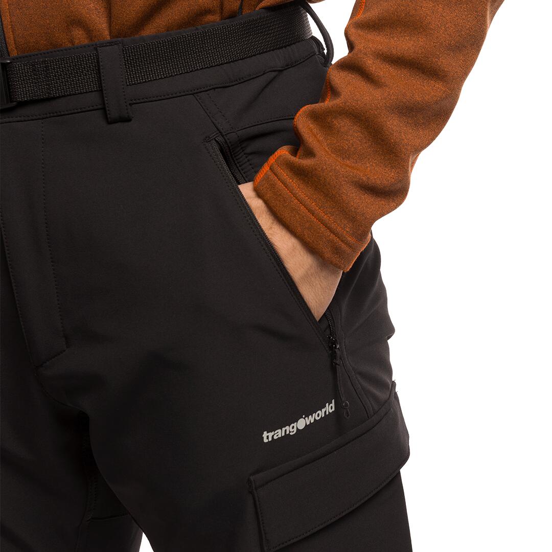 Pantalón para Hombre Trangoworld Zagora Negro 4/6