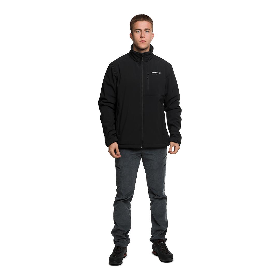 Softshell para Hombre Trangoworld Pradelles Negro 5/7