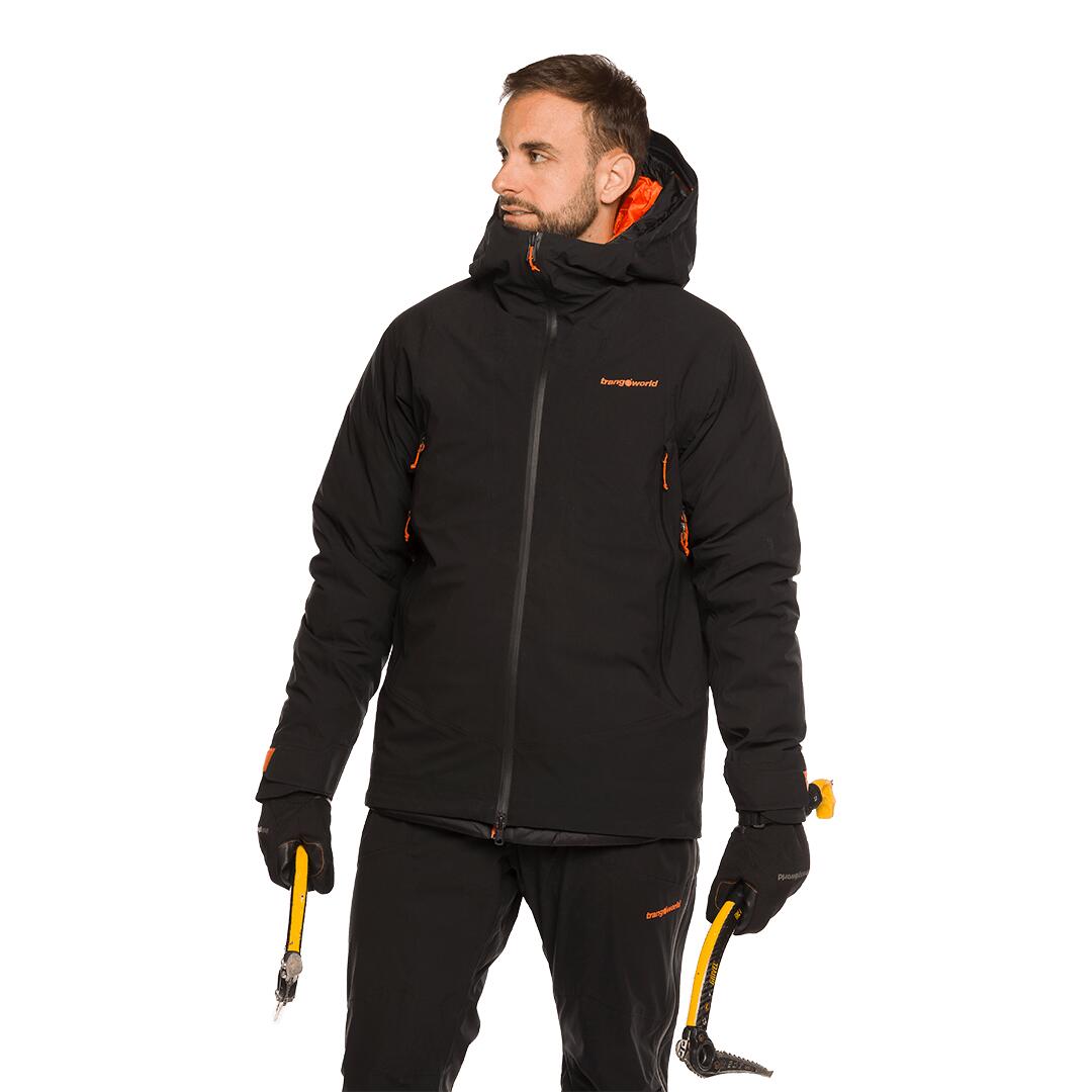 Chaqueta para Hombre Trangoworld Aladren Negro Impermeable 3/7
