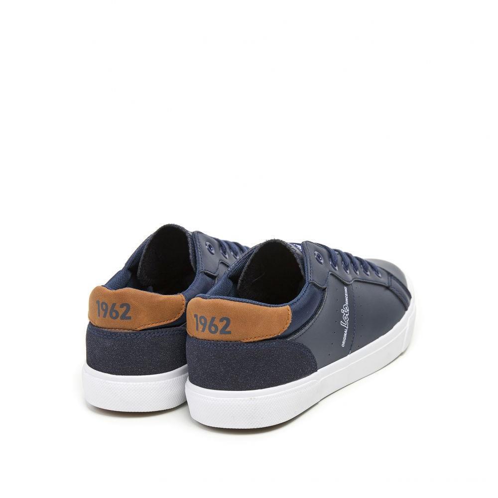 Zapatillas Deportivas Caminar Hombre Lois  64311 Azul marino con Cordones 3/6