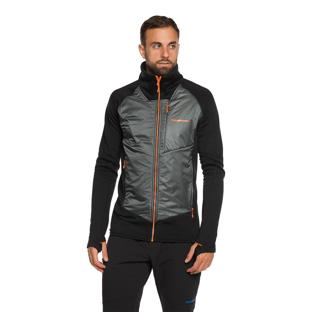 Forro polar para Hombre Trangoworld Olney Negro/Gris 2/7