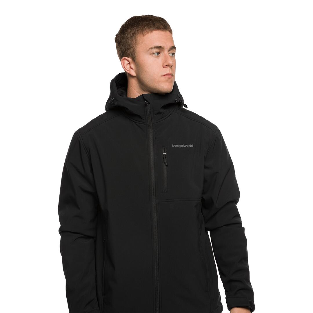 Softshell para Hombre Trangoworld Lanarce Negro 6/7