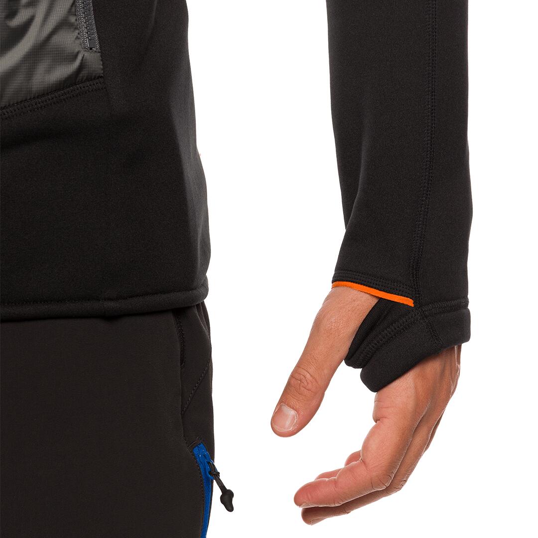 Forro polar para Hombre Trangoworld Olney Negro/Gris 6/7