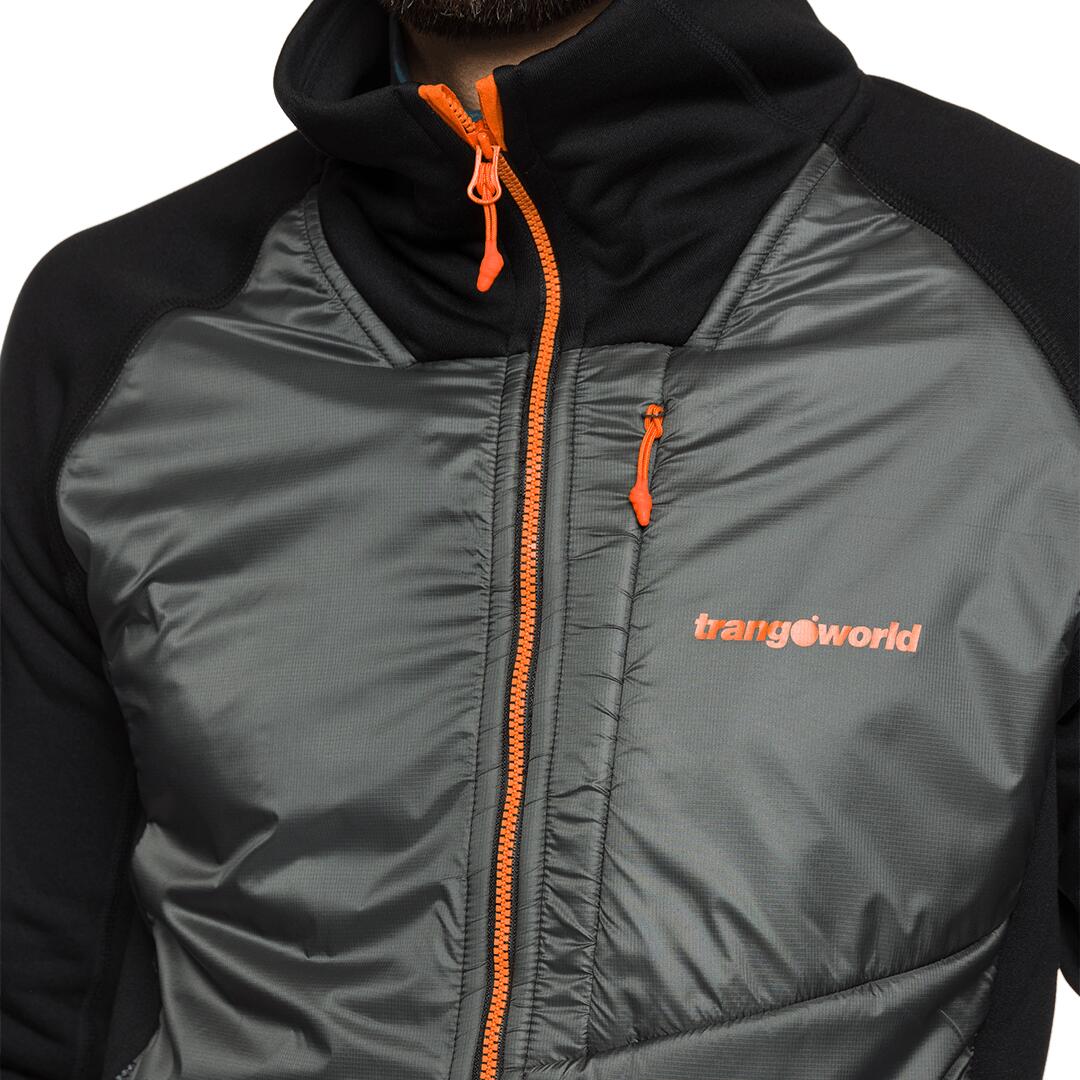 Forro polar para Hombre Trangoworld Olney Negro/Gris 7/7