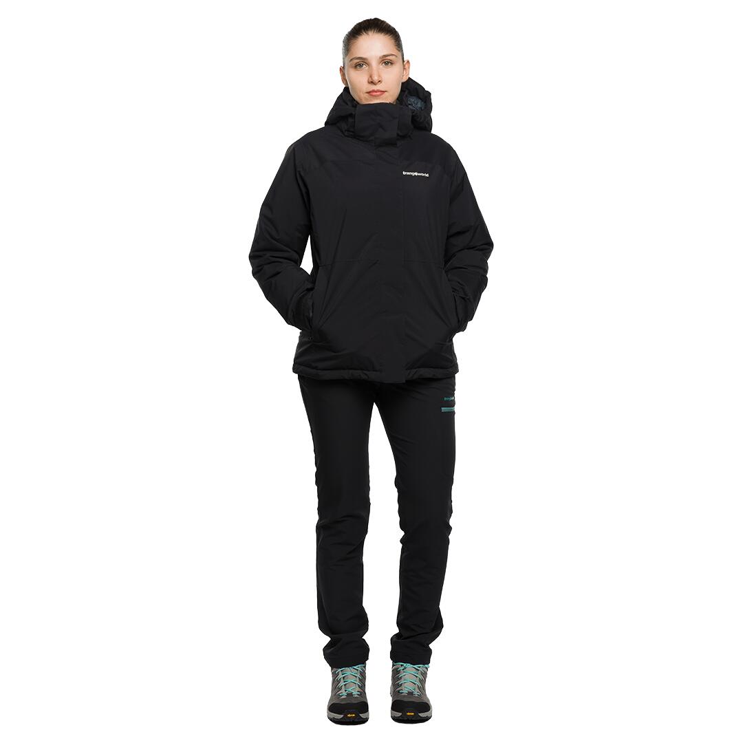 Chaqueta para Mujer Trangoworld Jenaz termic Negro/Gris Impermeable 3/7