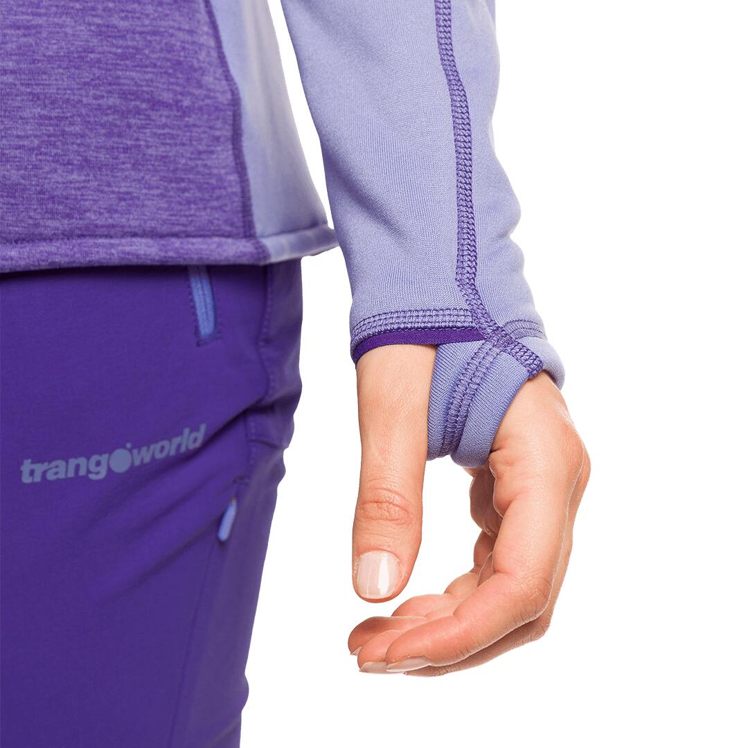 Forro polar para Mujer Trangoworld Ambler Morado 7/7