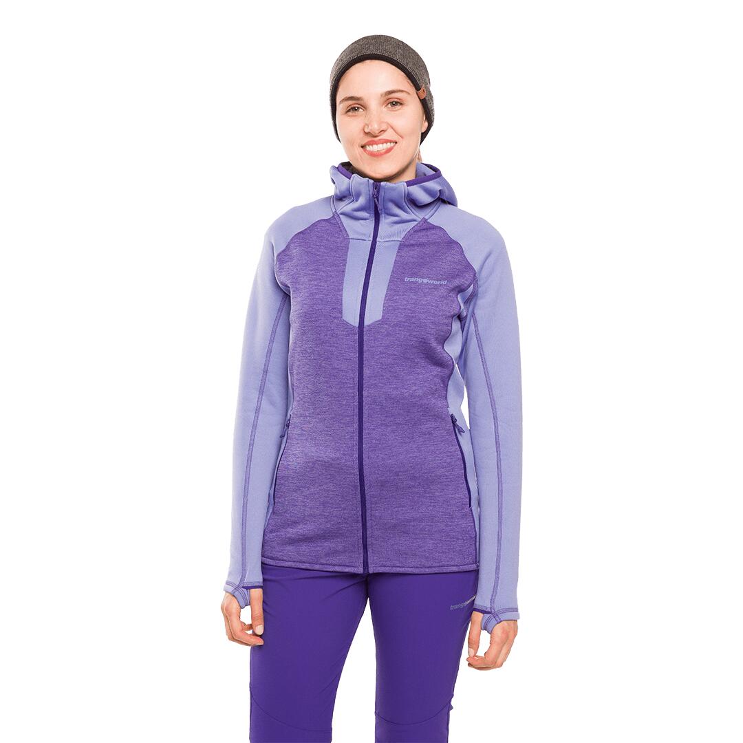 Forro polar para Mujer Trangoworld Ambler Morado 2/7