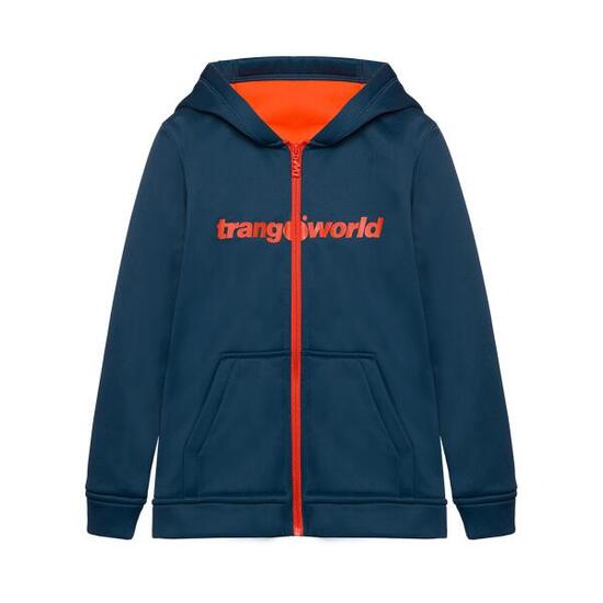 Sudadera con cremallera para niños Trangoworld Oby Azul/Verde