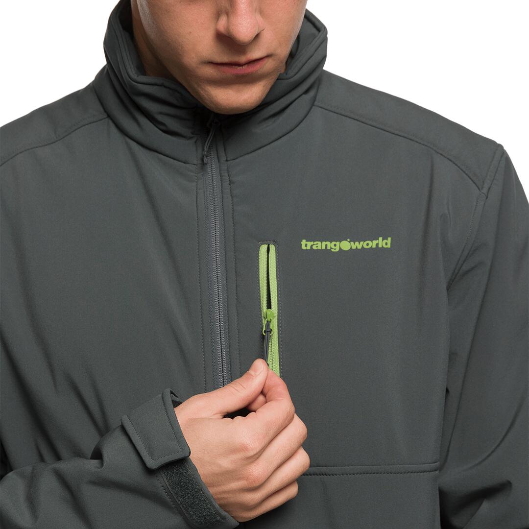 Softshell para Hombre Trangoworld Pradelles Gris 6/7