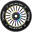 Kolečko Divine Spoked Turbo 110mm neochrome