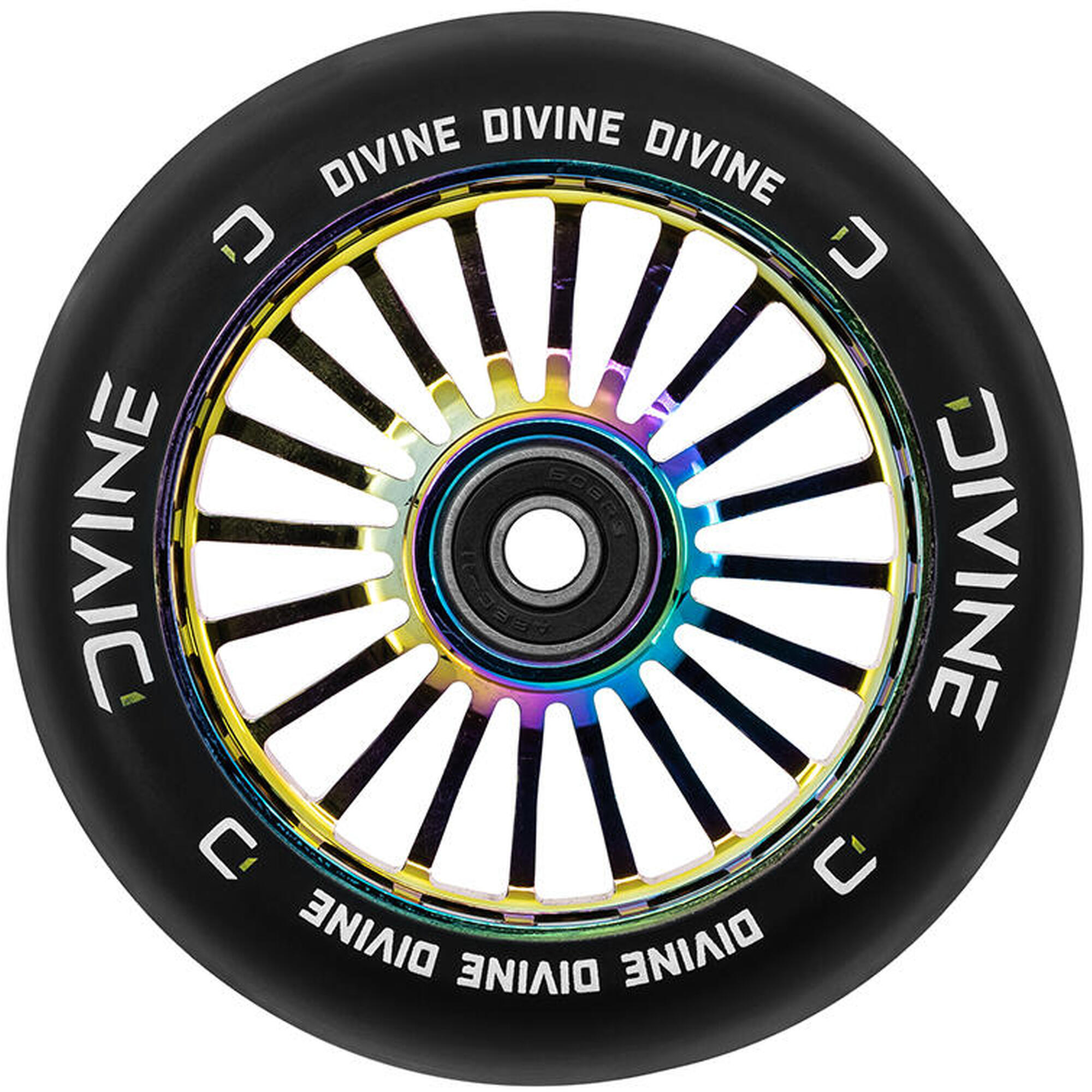 Kolečko Divine Spoked Turbo 110mm stříbrné