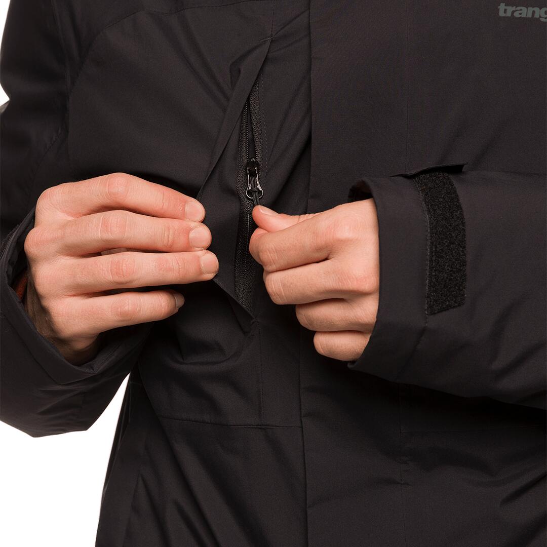 Chaqueta para Hombre Trangoworld Balerna termic Negro/Gris Impermeable 6/7