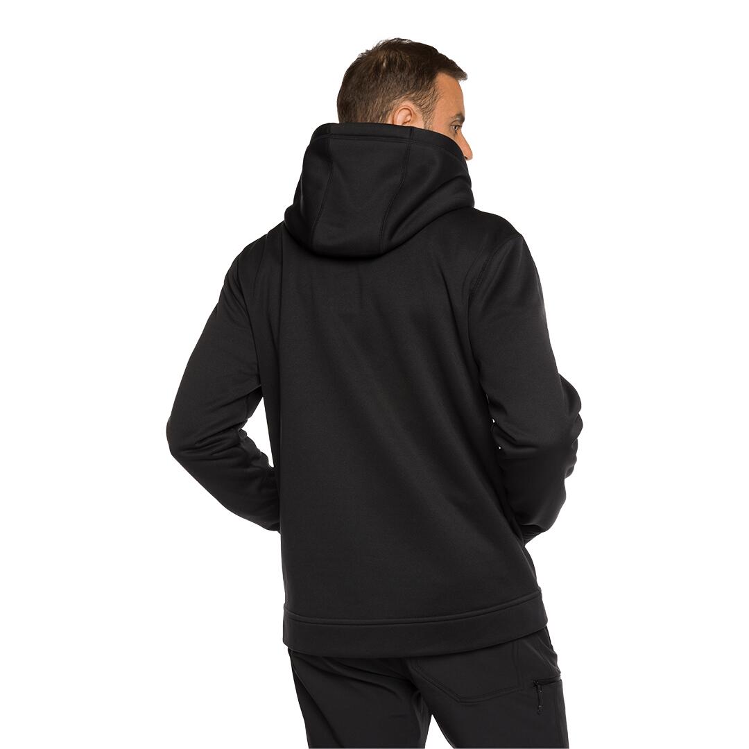 Sudadera con cremallera para Hombre Trangoworld Ripon Negro/Verde 2/6