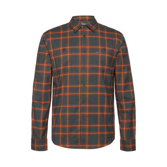 Camisa mangas largas para Hombre Trangoworld Zernez Azul