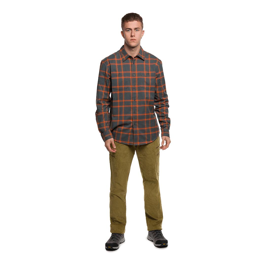 Camisa mangas largas para Hombre Trangoworld Zernez Gris 5/7