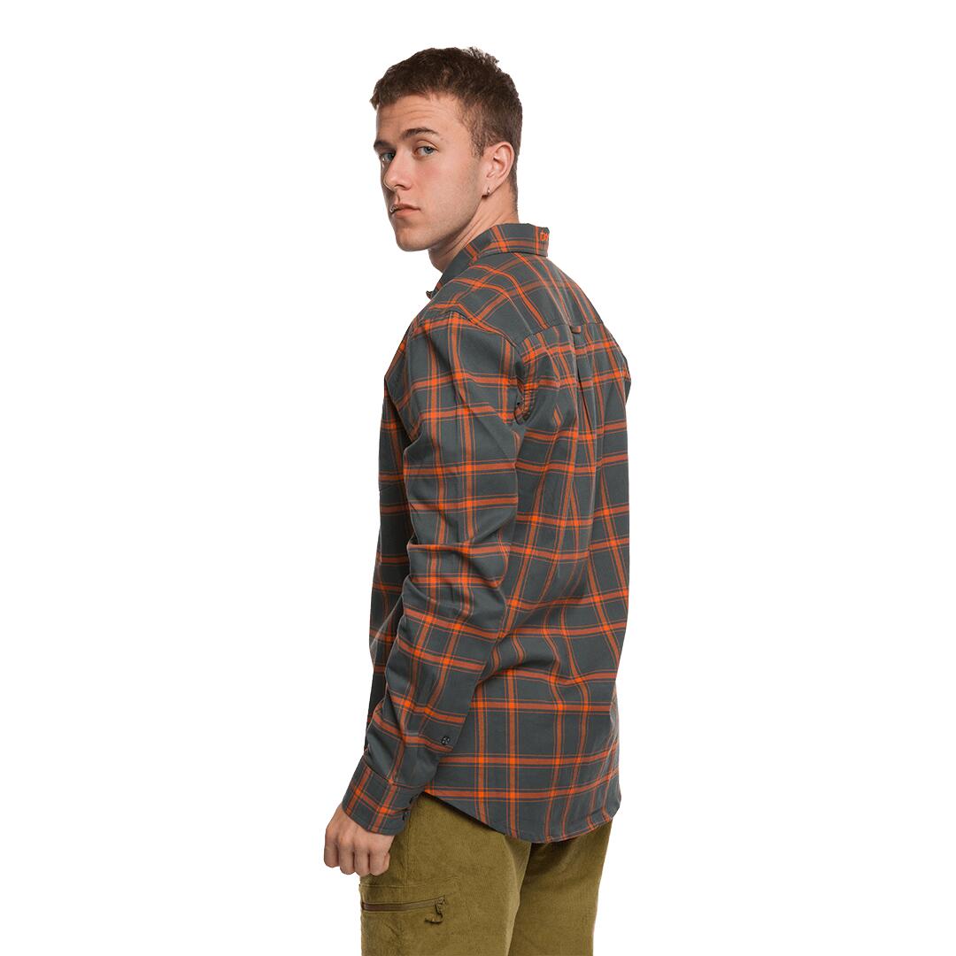 Camisa mangas largas para Hombre Trangoworld Zernez Gris 4/7