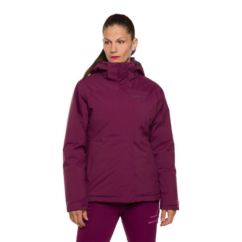 Chaqueta para Mujer Trangoworld Jenaz termic Morado/Gris Impermeable