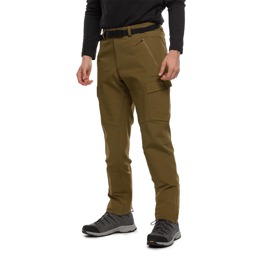 Pantalon - Randonnée - Homme - Respirant, Extensible, Résistant - ZAGORA - Jaune 4/7