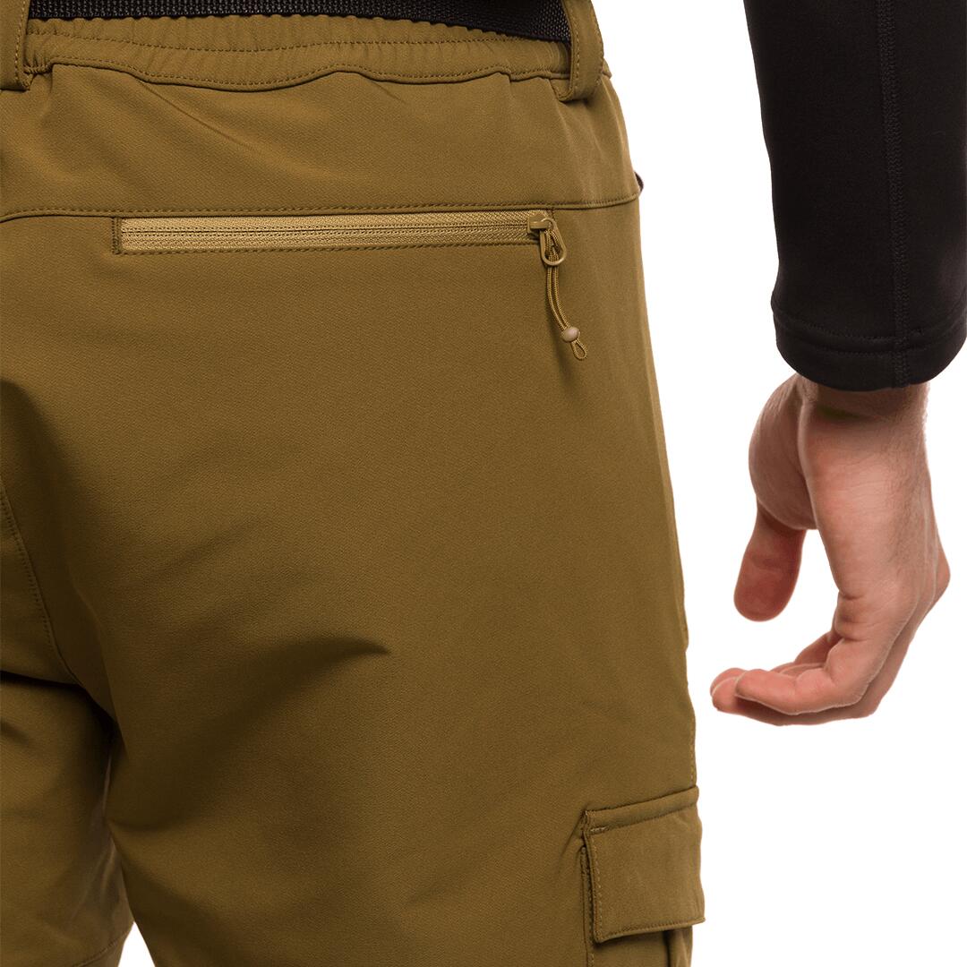 Pantalon - Randonnée - Homme - Respirant, Extensible, Résistant - ZAGORA - Jaune 7/7