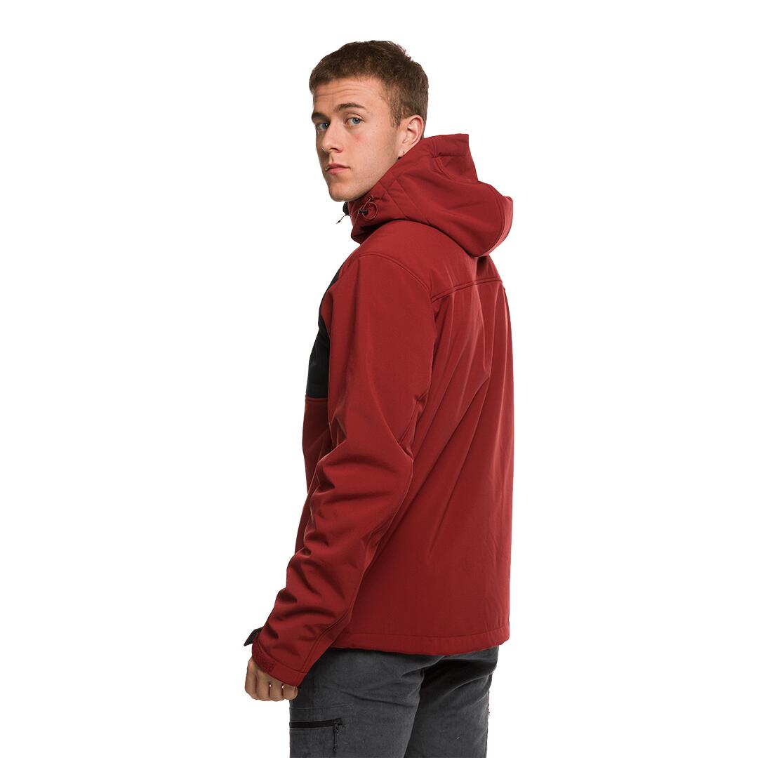 Softshell para Hombre Trangoworld Lanarce Rojo/Negro 4/7