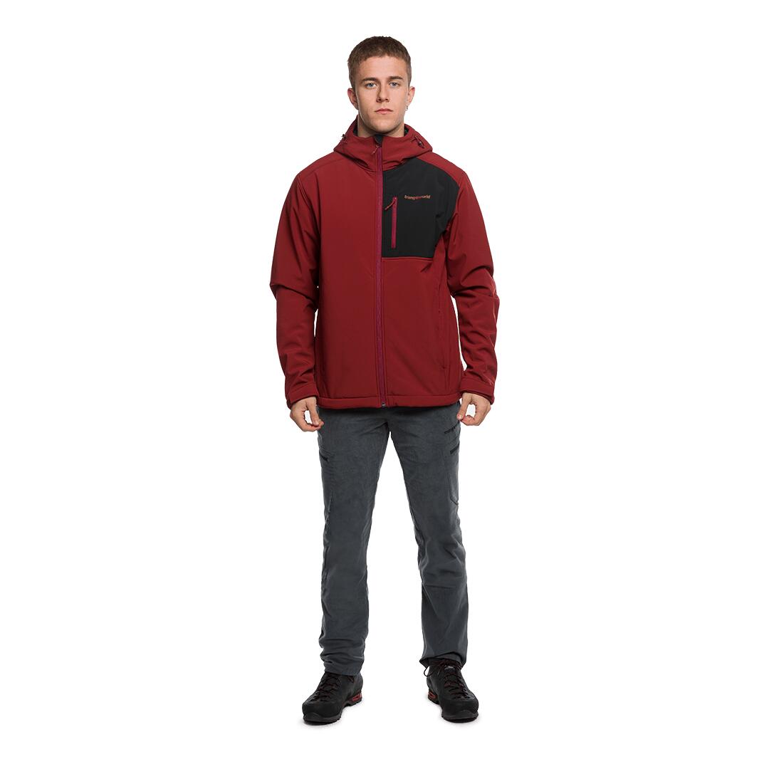 Softshell para Hombre Trangoworld Lanarce Rojo/Negro 5/7