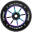 Kolečko Divine Spoked 100mm neochrome
