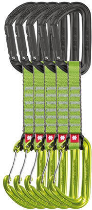 Ekspresy wspinaczkowe Ocun Hawk QD Combi PAD 16 10 cm 5-pack - blue