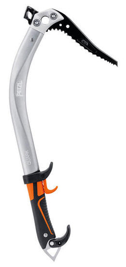 Petzl Quark Eispickel 50 cm, zweikomponentiger Griff, modulare Klinge