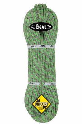 Cordata da arrampicata Beal Tiger 10 mm UNICORE DRY COVER 60 m verde