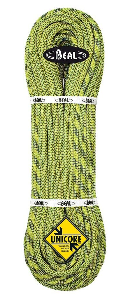 BEAL Jednoduché dynamické lano Booster III 9,7mm Unicore Safe Control-Dry Cover 80m