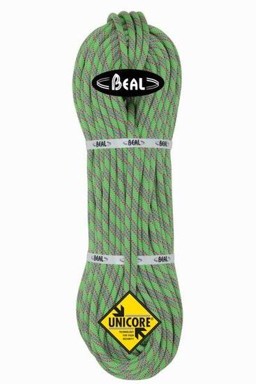 Corde escalade BEAL Tiger 10 mm UNICORE Dry Cover 80 m verte légère et durable