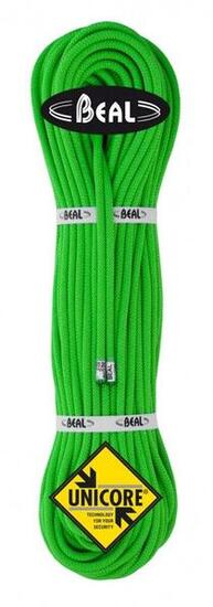 Corde d'escalade Beal Gully 7,3 mm 60 m verte UNICORE Golden Dry