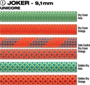Corde BEAL Joker Unicore 9,1 mm Dry 50 m bleu polyvalente 4/7