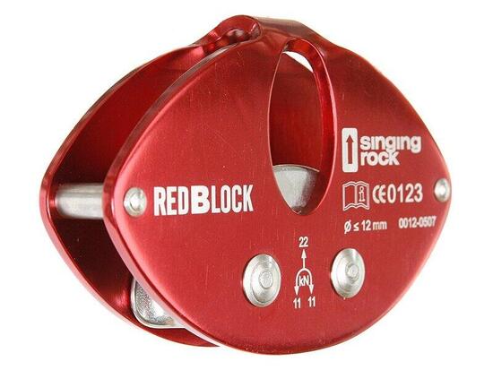 Redblock Singing Rock Anschlag/Rolle rot 26 kN 375 g für Seile ≤12 mm