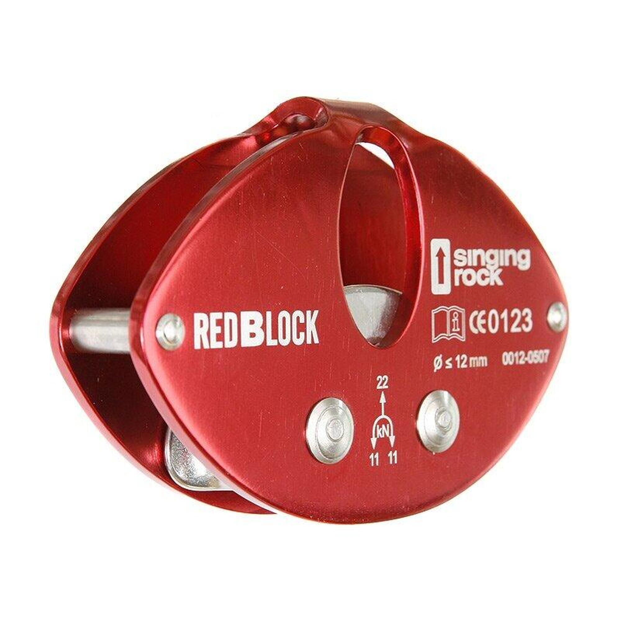 Redblock Singing Rock poulie ancrage rouge 26 kN 375 g compatible ...