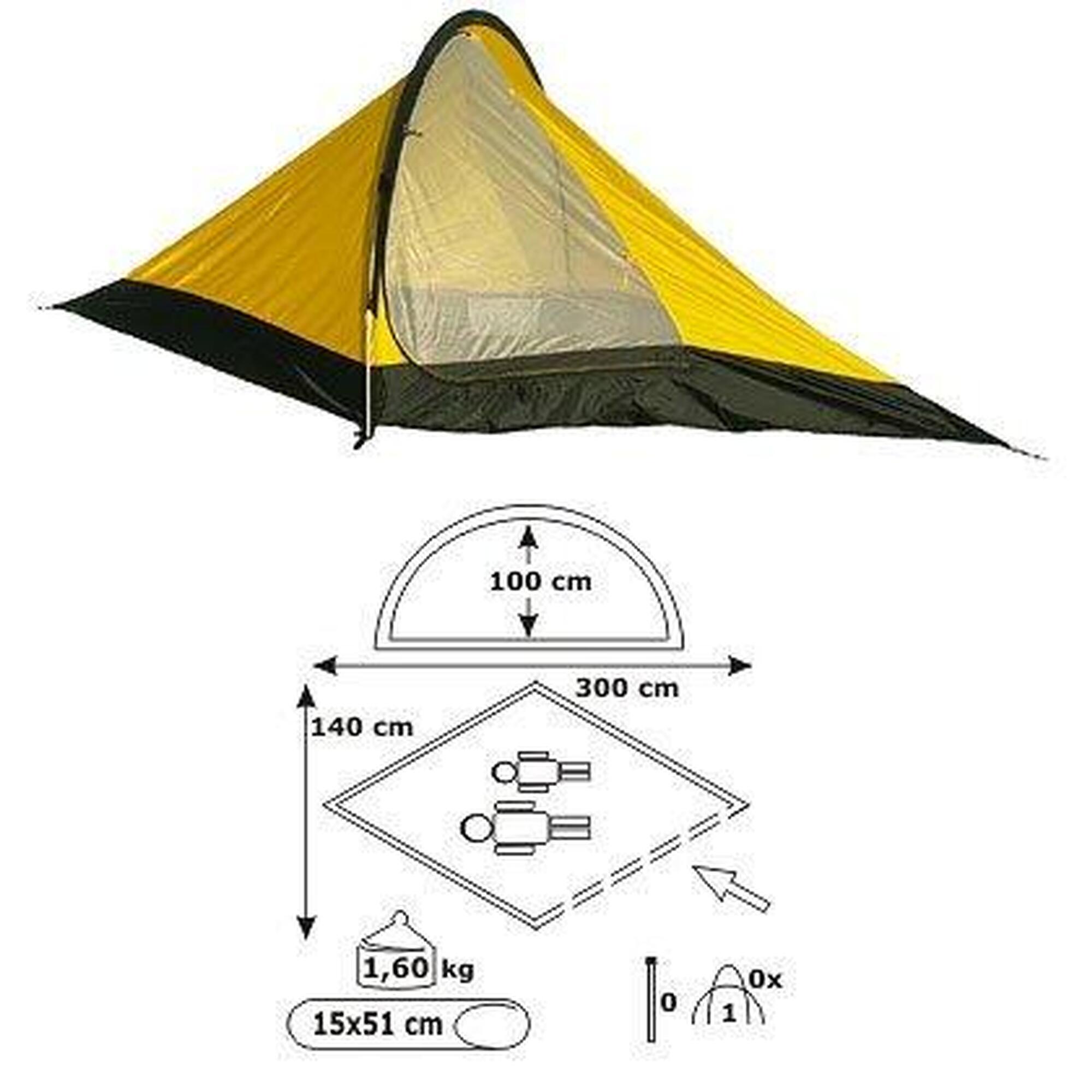 JUREK Turistický stan Nano 1