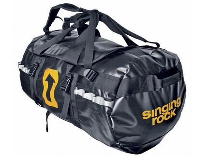 Sac expédition Singing Rock Tarp Duffle 120 L – PVC étanche, bretelles amov.
