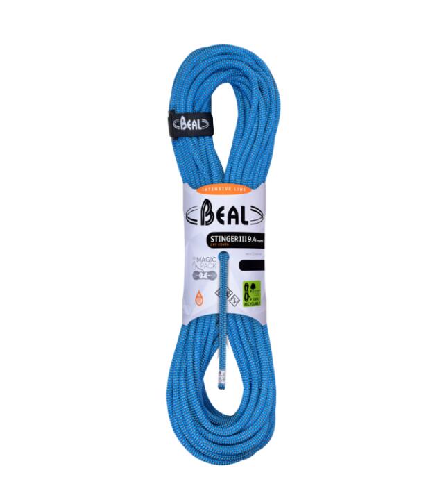 BEAL Jednoduché dynamické lano Stinger III 9,4mm Unicore Dry Cover 50m